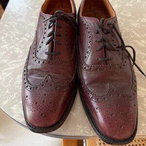 church's custom color handmade wingtip burgundy maroon made in england us men 9M